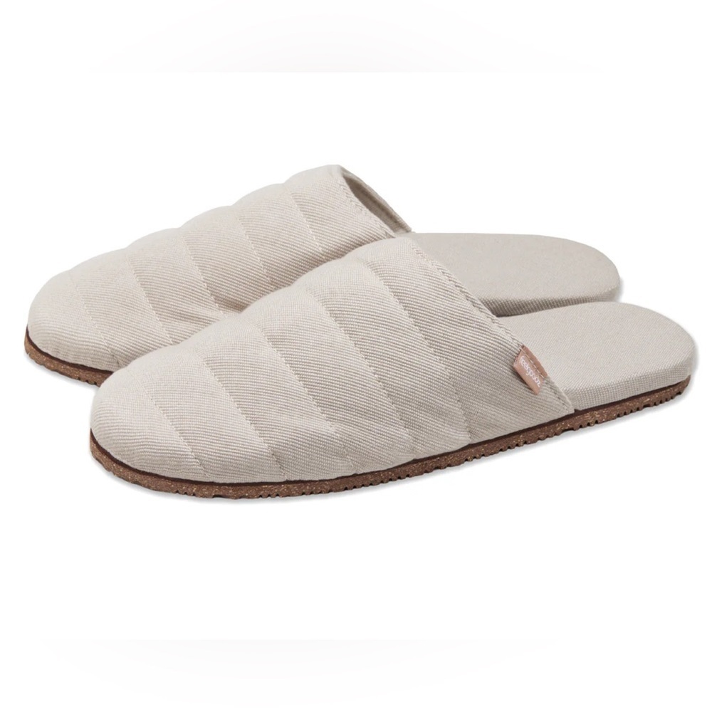 Feelgoodz Men’s Quilted Mules Greylock  Size Large (10-11)